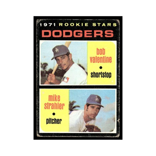 1971 topps bob valentine - 1971, valentine/mike