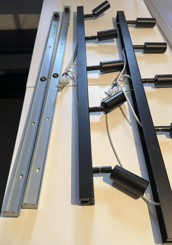 Black led light bars with - led,