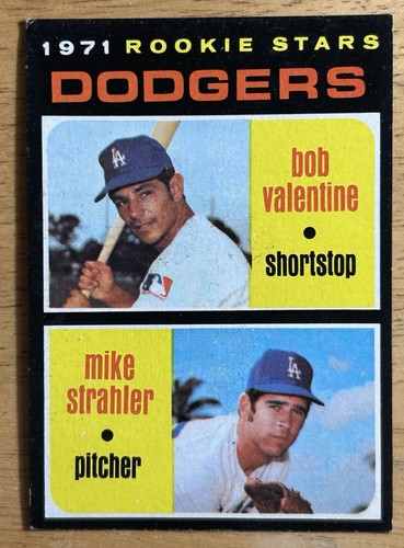 1971 topps bob valentine mike - 1971, valentine/mike