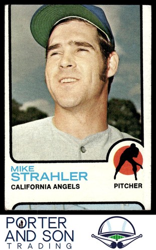 Mike strahler 1973 topps - mike,